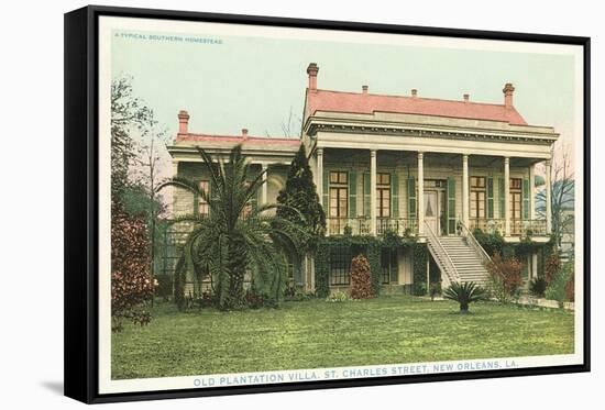 Old Plantation, New Orleans, Louisiana-null-Framed Stretched Canvas