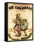 Old Playbill for Balzac Play-null-Framed Stretched Canvas