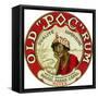 Old Poc Rum Qualite Superieure Brand Rum Label-Lantern Press-Framed Stretched Canvas