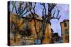 Old Poplars, France-Nicolas Hugo-Stretched Canvas