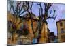 Old Poplars, France-Nicolas Hugo-Mounted Giclee Print