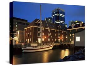 Old Port at Dusk, Halifax, Nova Scotia, Canada-Eitan Simanor-Stretched Canvas