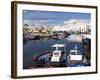 Old Port Canal and Fishing Boats, Bizerte, Tunisia, North Africa, Africa-Dallas & John Heaton-Framed Photographic Print