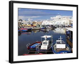 Old Port Canal and Fishing Boats, Bizerte, Tunisia, North Africa, Africa-Dallas & John Heaton-Framed Photographic Print