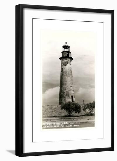 Old Port Isabel Lighthouse-null-Framed Art Print