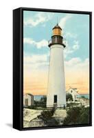 Old Port Isabel Lighthouse-null-Framed Stretched Canvas