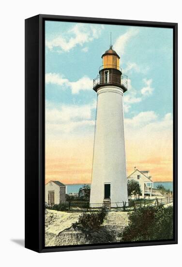 Old Port Isabel Lighthouse-null-Framed Stretched Canvas