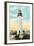 Old Port Isabel Lighthouse-null-Framed Art Print