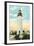 Old Port Isabel Lighthouse-null-Framed Art Print