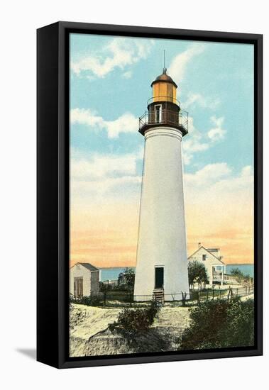 Old Port Isabel Lighthouse-null-Framed Stretched Canvas