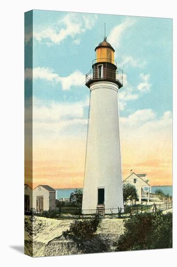 Old Port Isabel Lighthouse-null-Stretched Canvas