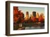 Old Port Montreal Fall Season-null-Framed Art Print