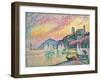 Old Port of Cannes; Vieux Port De Cannes, 1918 (Oil on Canvas)-Paul Signac-Framed Giclee Print