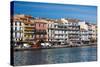 Old Port Waterfront with Buildings in the Background, Sete, Herault, Languedoc-Roussillon, France-null-Stretched Canvas