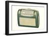 Old Portable Radio-null-Framed Premium Giclee Print