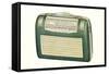 Old Portable Radio-null-Framed Stretched Canvas