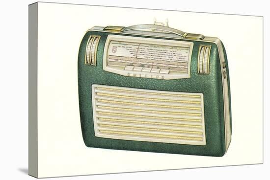 Old Portable Radio-null-Stretched Canvas