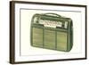 Old Portable Radio-null-Framed Art Print