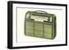 Old Portable Radio-null-Framed Premium Giclee Print