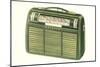 Old Portable Radio-null-Mounted Premium Giclee Print