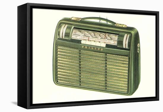 Old Portable Radio-null-Framed Stretched Canvas