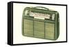 Old Portable Radio-null-Framed Stretched Canvas