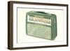 Old Portable Radio-null-Framed Art Print