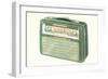 Old Portable Radio-null-Framed Premium Giclee Print