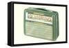 Old Portable Radio-null-Framed Stretched Canvas