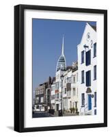 Old Portsmouth with the Spinnaker Tower Behind, Portsmouth, Hampshire, England, UK, Europe-Ethel Davies-Framed Photographic Print