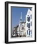 Old Portsmouth with the Spinnaker Tower Behind, Portsmouth, Hampshire, England, UK, Europe-Ethel Davies-Framed Photographic Print