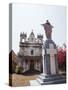 Old Portuguese Church in Grounds of Fort Tiracol, Goa, India, Asia-Yadid Levy-Stretched Canvas