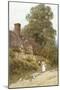 Old Post Office, Brook, Near Witley-Helen Allingham-Mounted Giclee Print