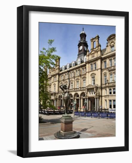 Old Post Office Building in City Square, Leeds, West Yorkshire, Yorkshire, England, UK, Europe-Mark Sunderland-Framed Photographic Print