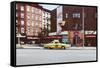 Old Postcard from the West Village-George Oze-Framed Stretched Canvas