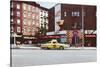 Old Postcard from the West Village-George Oze-Stretched Canvas