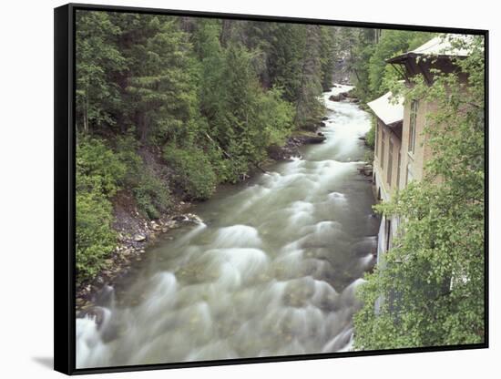 Old Power Plant on Sullivan Creek, Metaline Falls, Washington, USA-Jamie & Judy Wild-Framed Stretched Canvas