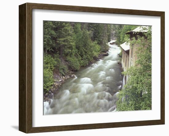 Old Power Plant on Sullivan Creek, Metaline Falls, Washington, USA-Jamie & Judy Wild-Framed Premium Photographic Print