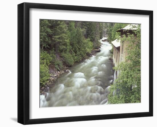 Old Power Plant on Sullivan Creek, Metaline Falls, Washington, USA-Jamie & Judy Wild-Framed Premium Photographic Print