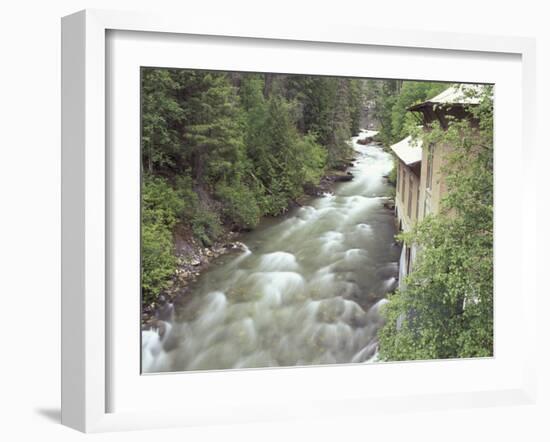Old Power Plant on Sullivan Creek, Metaline Falls, Washington, USA-Jamie & Judy Wild-Framed Premium Photographic Print