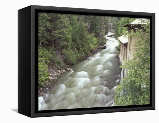 Old Power Plant on Sullivan Creek, Metaline Falls, Washington, USA-Jamie & Judy Wild-Framed Stretched Canvas