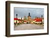 Old Prague, Famous Charles Bridge-Maugli-l-Framed Photographic Print