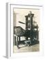 Old Printing Press-null-Framed Art Print