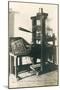 Old Printing Press-null-Mounted Art Print