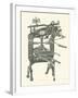 Old Printing Press-null-Framed Art Print