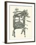 Old Printing Press-null-Framed Art Print