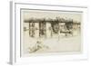 Old Putney Bridge, 1879-James Abbott McNeill Whistler-Framed Giclee Print