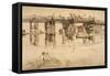 Old Putney Bridge, 1879-James Abbott McNeill Whistler-Framed Stretched Canvas