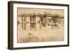 Old Putney Bridge, 1879-James Abbott McNeill Whistler-Framed Giclee Print