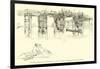 Old Putney Bridge-James Abbott McNeill Whistler-Framed Giclee Print